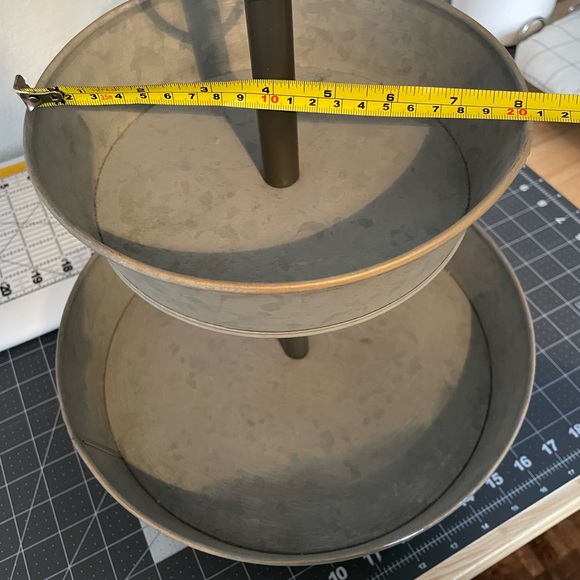 Galvanized 2 Tier Tray - Picture 7 of 10